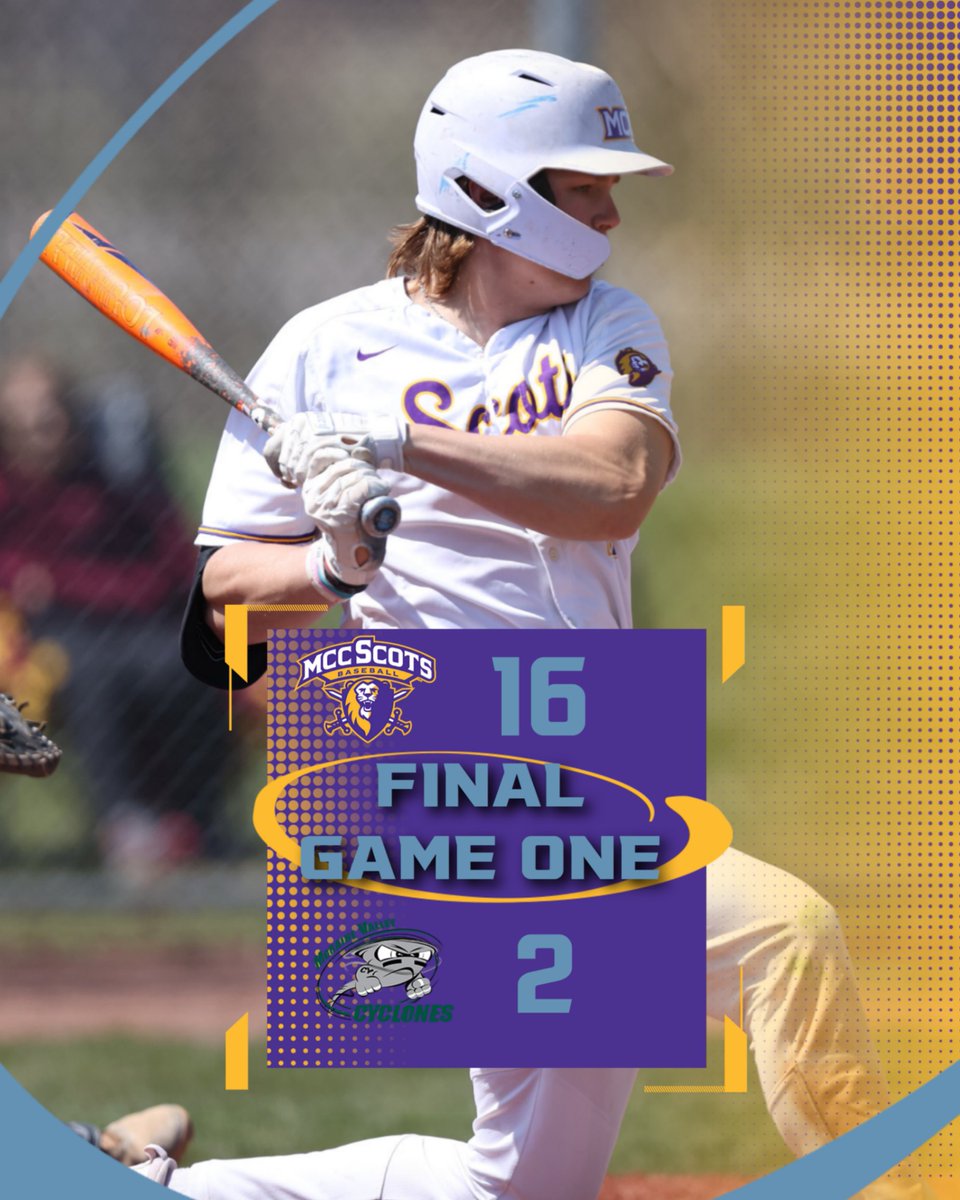 💣 Scots sweep Moraine Valley 16-2 and 8-7. 
🤠Game 1 highlights, Ryan Skwarek 4 RBI, Brandon Hanley 3 RBI and Jackson Dibble HR 🙌 Game 2 Kayden Berenz hit a 2 run double late and DJ Harris threw 2 scoreless innings for the save.😤 27-13 OVERALL🔥 #ScotPride #HappyEaster🐰