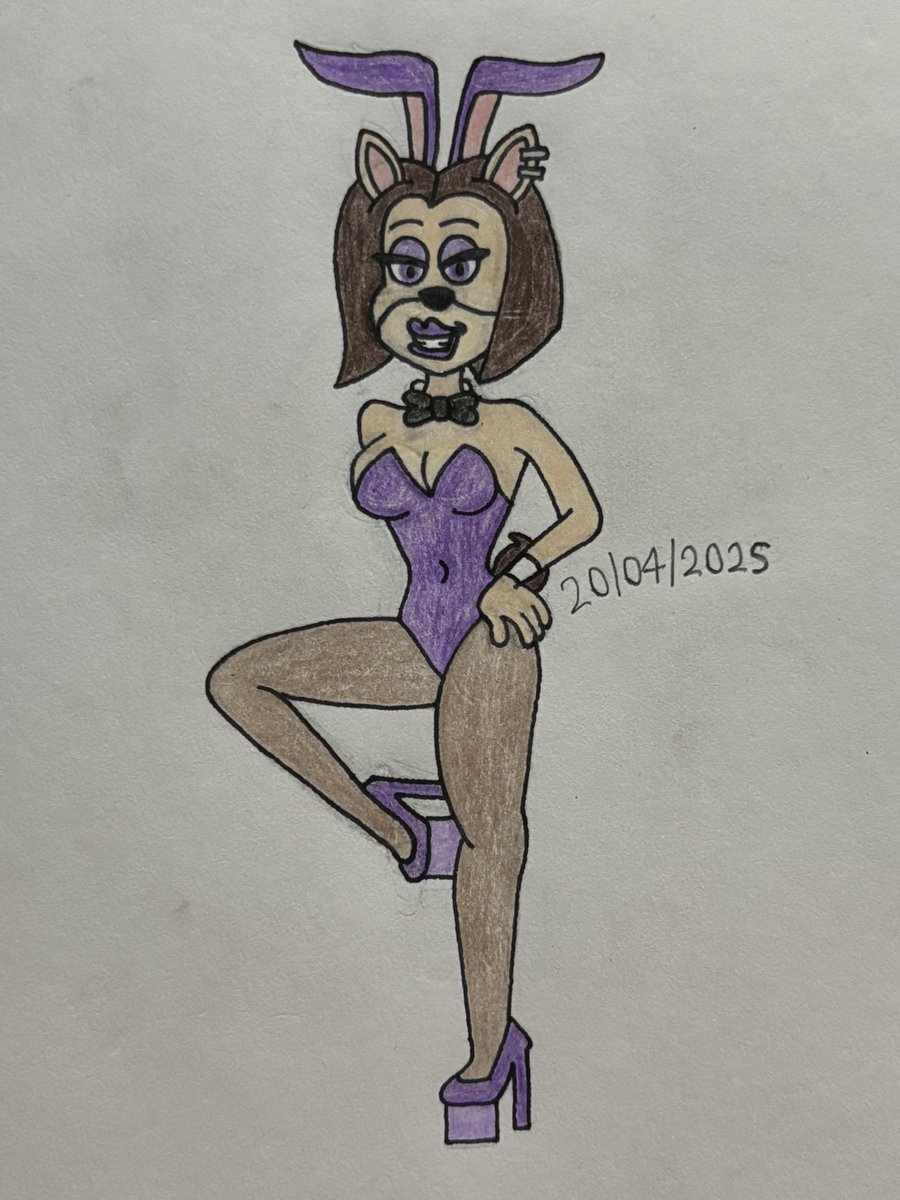 pigfarm808's tweet photo. Liz Bandicoot has dressed up as a Playboy Bunny to wish you all a Happy Easter! 
💜💚🐣🐰🐇💜

#CrashBandicoot #LizBandicoot #NitroSquad #Fanart #CrashBandicootFanart #HappyEaster #Easter #Easter2025 #Playboy #Bunny https://t.co/oYKNbdHfH6