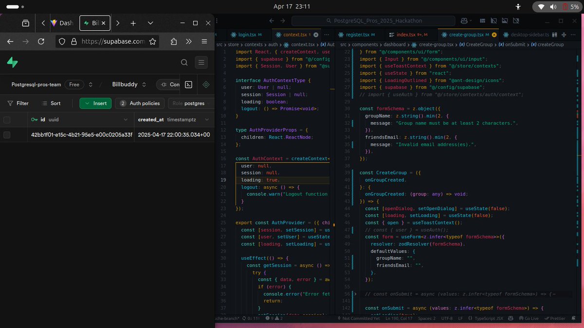 perpetualuchec5's tweet image. Day101 #100DaysOfCodeAndDesign
Yo yo I'm kidding 😭😂😂
But my coding today continued with me clearing off the RLS issues I had yesterday 🤭.
This greatest thing I'm learning from this hackathon is "The ability to function in a context I did not create" (in the words of..