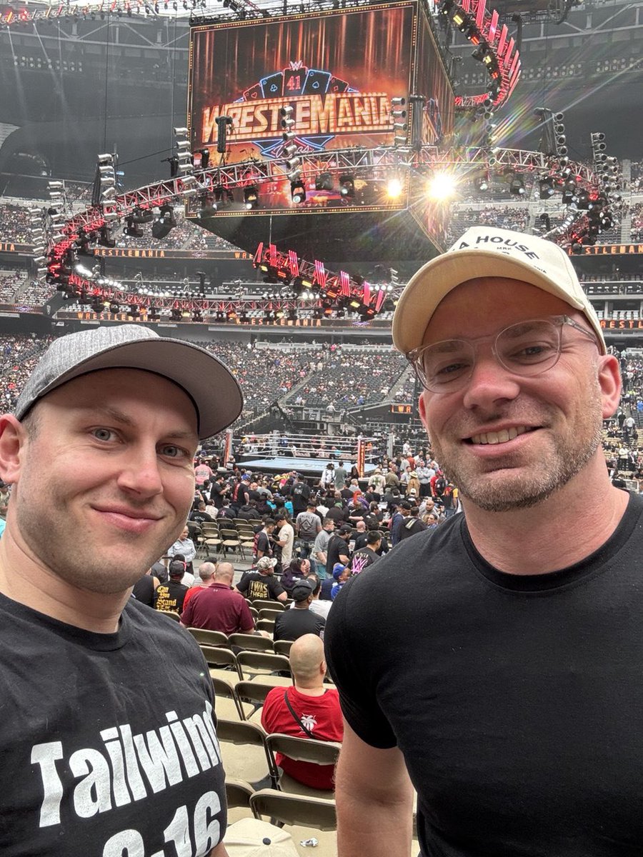 From <a href="/ReactMiamiConf/">React Miami</a> to <a href="/WrestleMania/">WWE WrestleMania</a> with <a href="/adamwathan/">Adam Wathan</a> 🫡