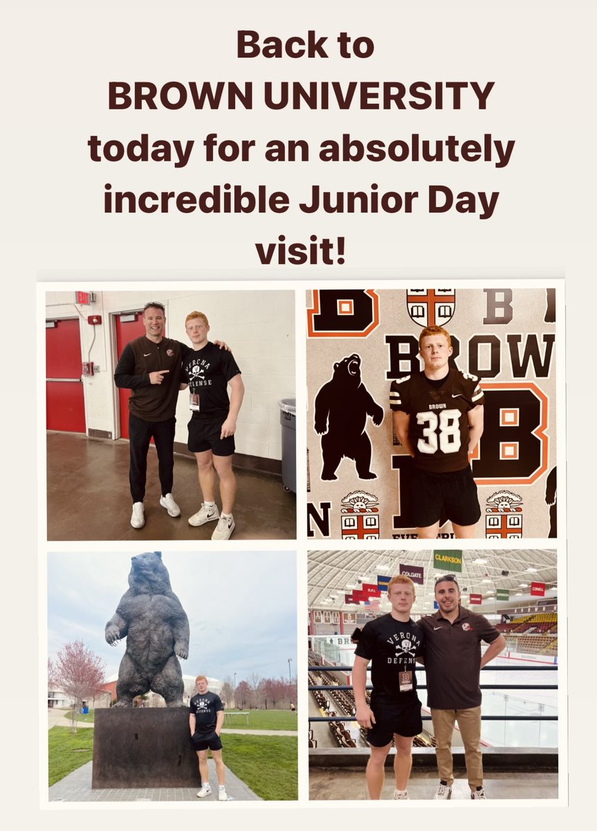 Bodie Maisano (@bodiemais) on Twitter photo What a phenomenal day at Brown! Thank you <a href="/Coach_Mul/">Dan Mulrooney</a> and the Brown University Football Coaches and Staff for your invitation and your contagious enthusiasm! Looking forward to connecting with you again soon!
<a href="/BrownU_Football/">Brown Bears Football</a>
<a href="/coachmanj0921/">M Singh</a> What a phenomenal day at Brown! Thank you <a href="/Coach_Mul/">Dan Mulrooney</a> and the Brown University Football Coaches and Staff for your invitation and your contagious enthusiasm! Looking forward to connecting with you again soon!
<a href="/BrownU_Football/">Brown Bears Football</a>
<a href="/coachmanj0921/">M Singh</a>