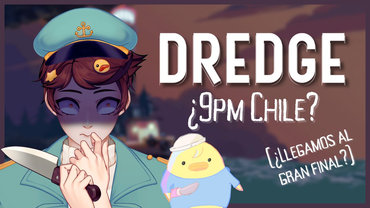 Debo de seguir con unos trabajitos, pero si los logro terminar... ¿Jugamos a Dredge? ¿Noche Spooky en el mar? (•﹏•;)