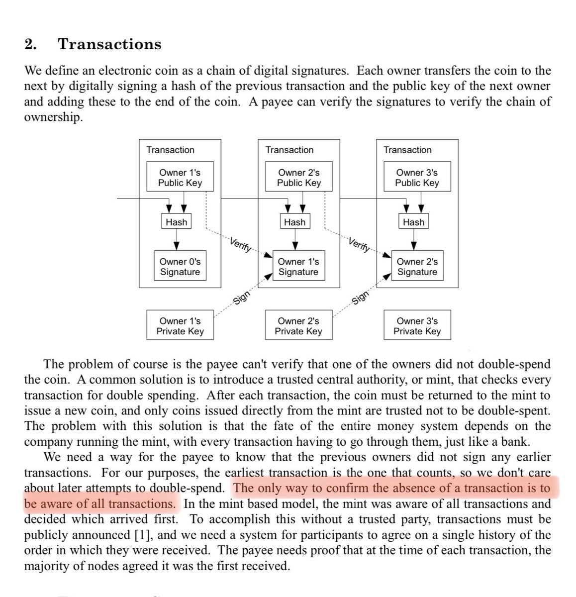 Tak_Horigoshi's tweet photo. BSV shills have never read the Bitcoin white paper https://t.co/sCNHVL5b1a