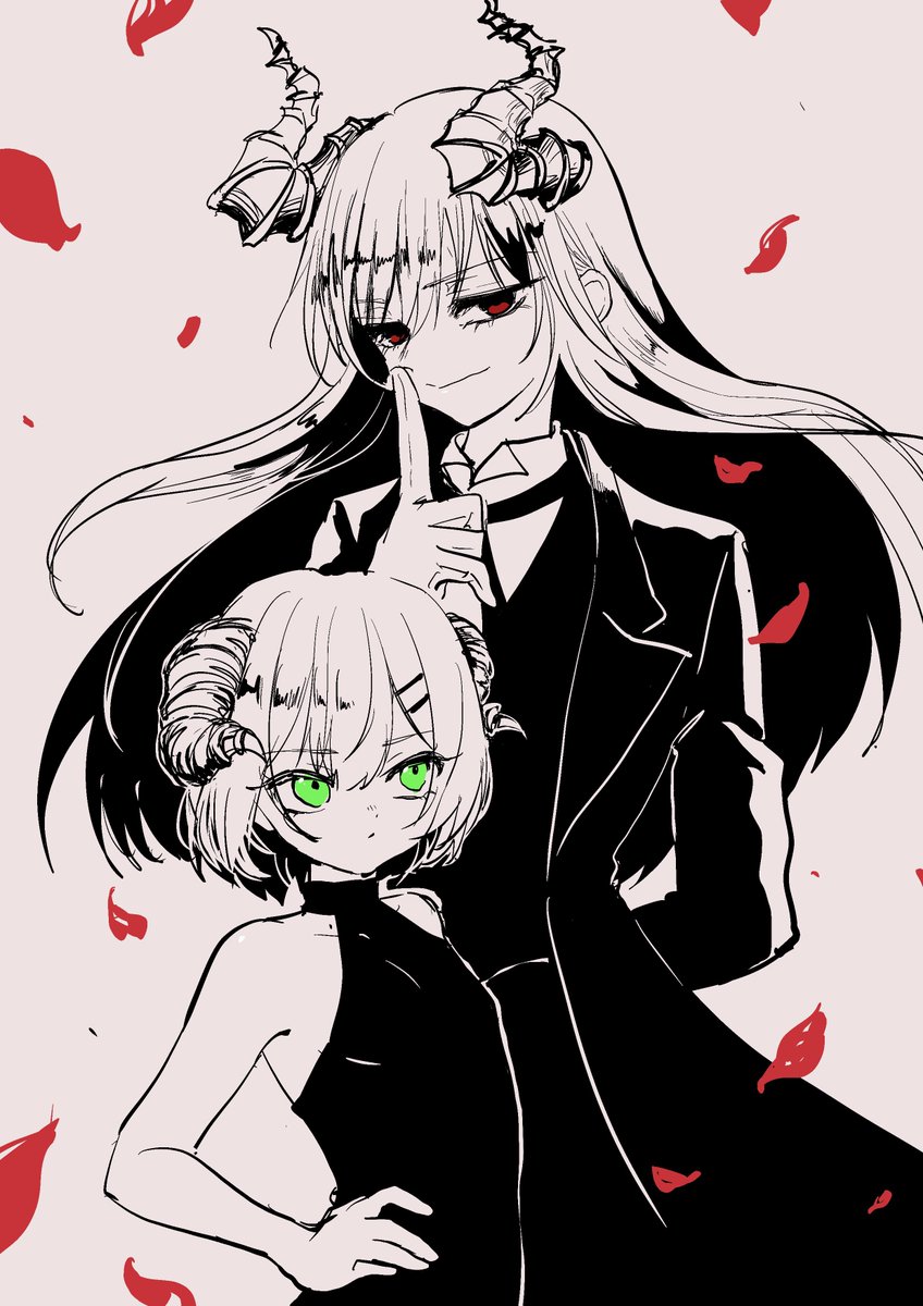 みんな角ユニゾン描いてて可愛かったから、わたしもやなまる角ユニゾン描く