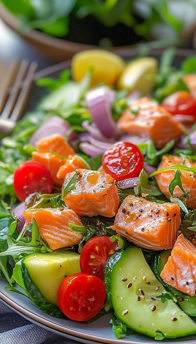 Fresh and Healthy Salmon Salad : A Deliciously Light Meal