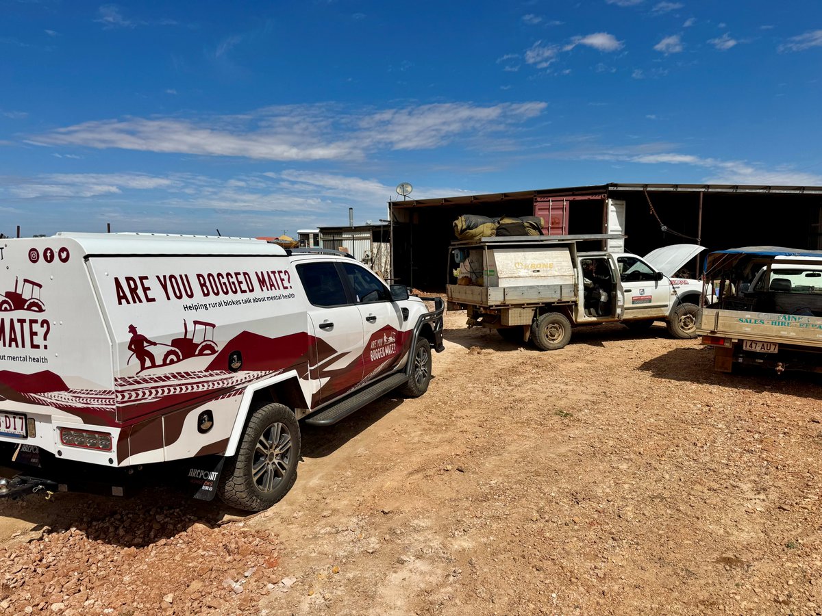 Happy Easter from Adavale SWQld.
This is Will, one of our volunteer mechanics helping flood victims. We have other mechanics doing the same across the Channel Country.
Thanks to all our #greasearmy giving their time &amp; skills. You are appreciated beyond words.
#areyouboggedmate