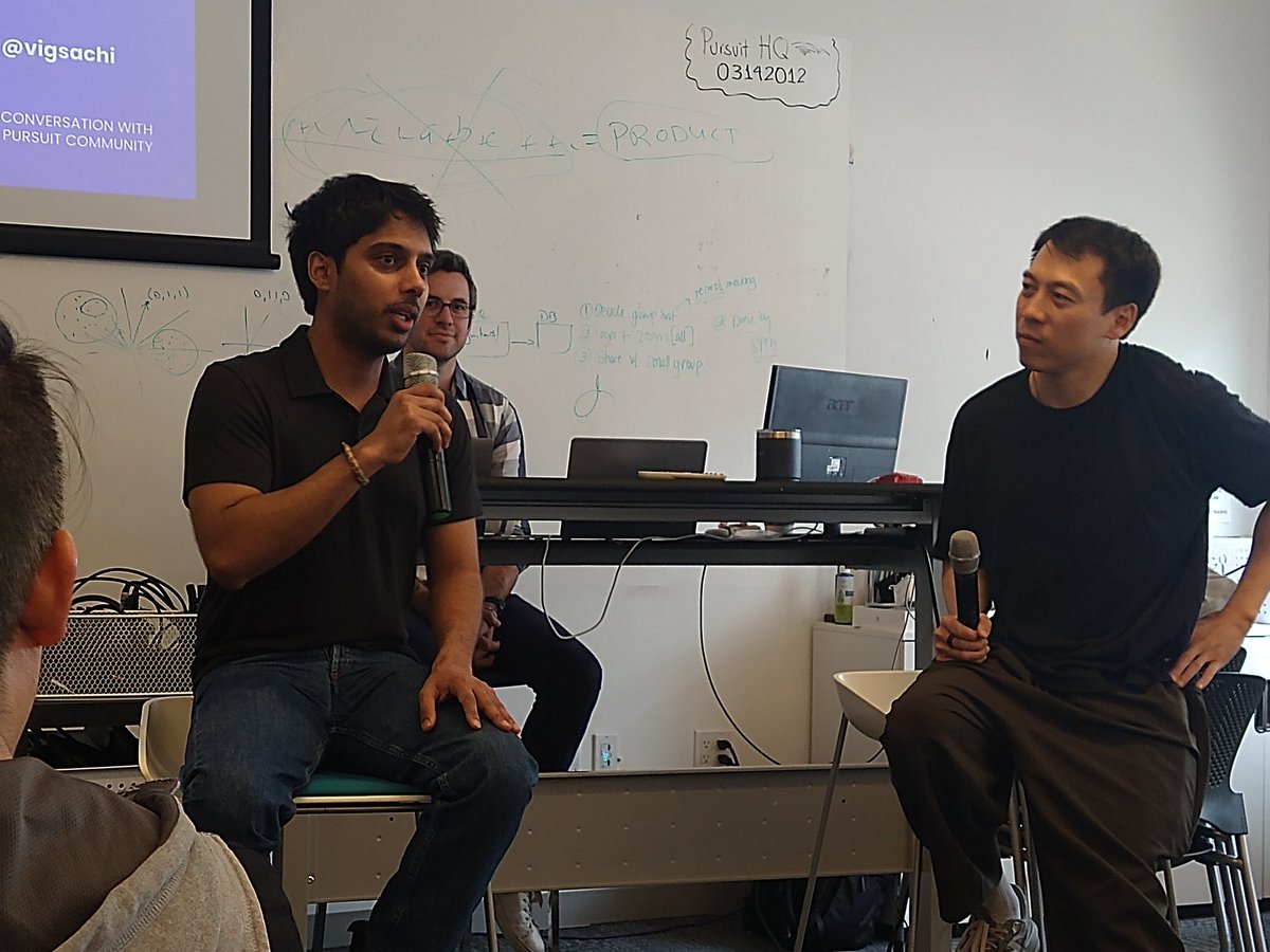rjkyb5's tweet image. Huge thanks to @vigsachi for sharing his insight as an investor during today’s Fireside Chat at @joinpursuit and to @jukayhsu for leading a great conversation. Really appreciated the time and wisdom you both brought to the room!
