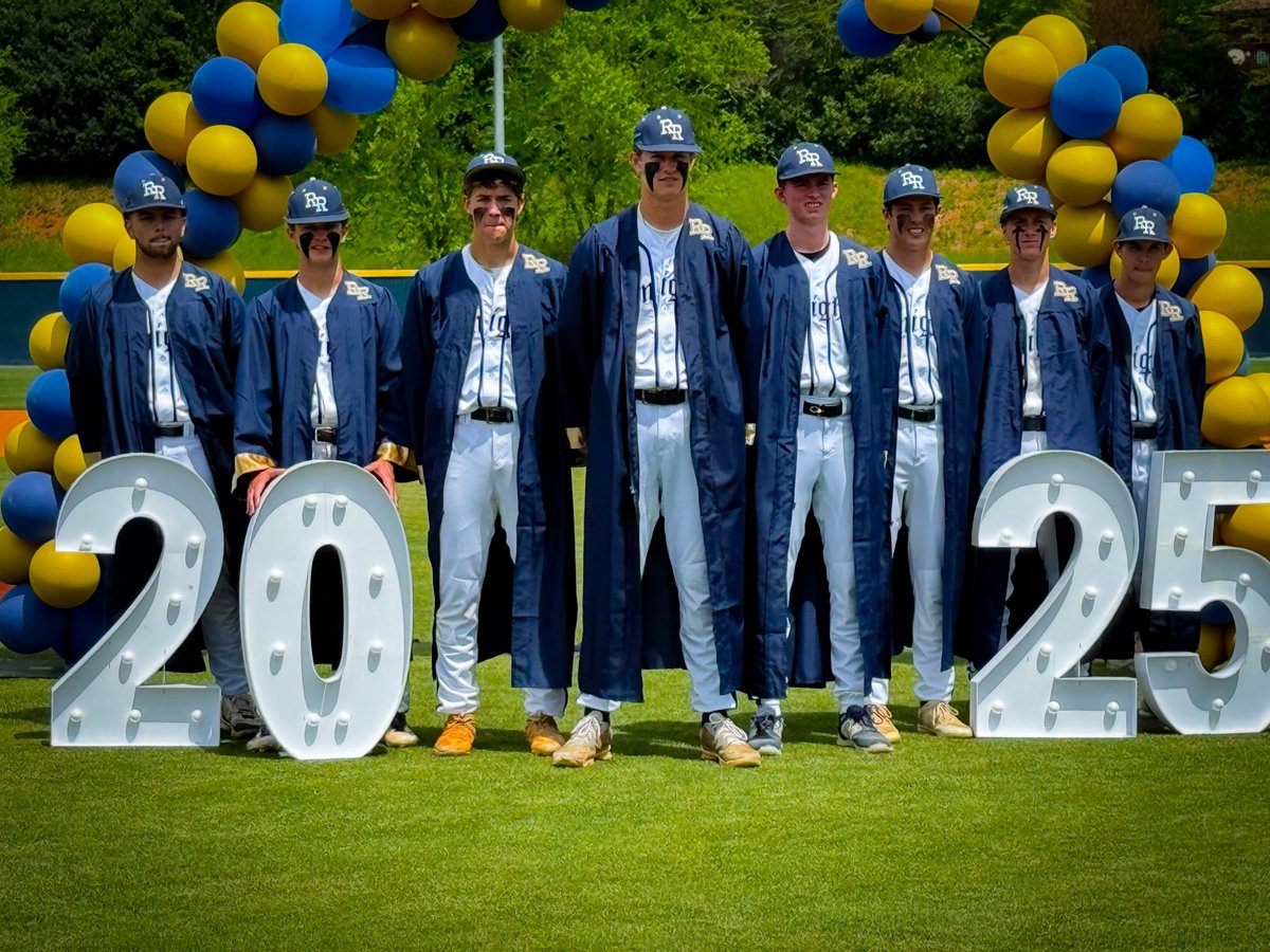 RRHS_Baseball's tweet photo. ⚔️ Today we celebrate our seniors, a group that’s given so much to River Ridge Baseball over the years. From early mornings and late nights, to big moments, your commitment has helped build this program. Grateful for all you’ve done! 

#GoKnights https://t.co/hXqidrCqBh