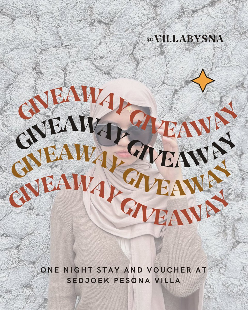 404_err0or's tweet photo. ⋆. 𐙚 ˚ GIVEAWAY TIME ⋆˙⟡

Hadiah Giveaway:
• 1 pemenang akan mendapatkan FREE ONE NIGHT STAY at Sedjoek Pesona (Kapasitas tamu 8 orang).
• 2 pemenang lainnya akan mendapatkan potongan harga sebesar 15% untuk singgah di Sedjoek Pesona. https://t.co/aikYC1LRW8