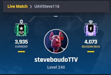 Edscanor7's tweet photo. #R6TrackerReport
For: Blatant Cheating
no need look at the KD

User/Privacy Name: grr85
User ID: 91112a45-6504-4e1e-87e0-bb18338dc0b9

Match Start: 2025-04-19 22:10:58 (UTC)
Match ID: 35029a92-647f-4bb1-85f2-375b2fd069a1

Boosting another player https://t.co/6OJQ6V40FI