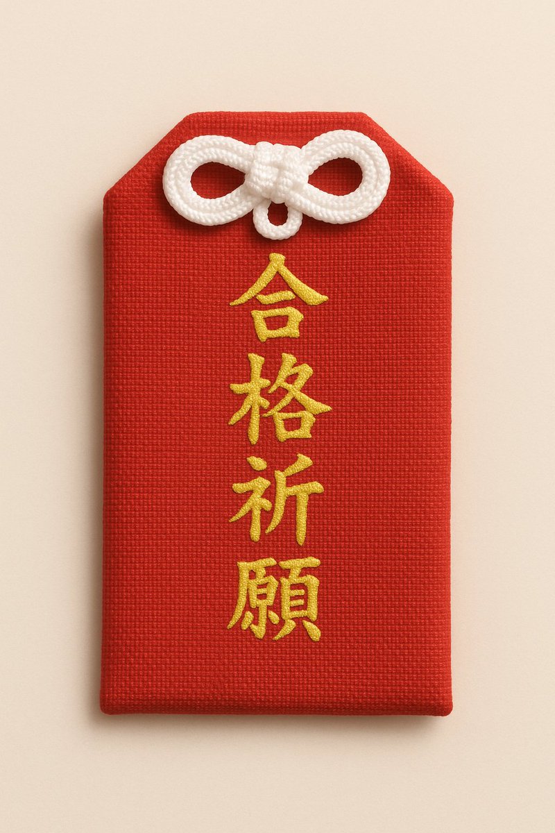 今日試験を受けるみなさん、お互いに頑張って行きましょう！