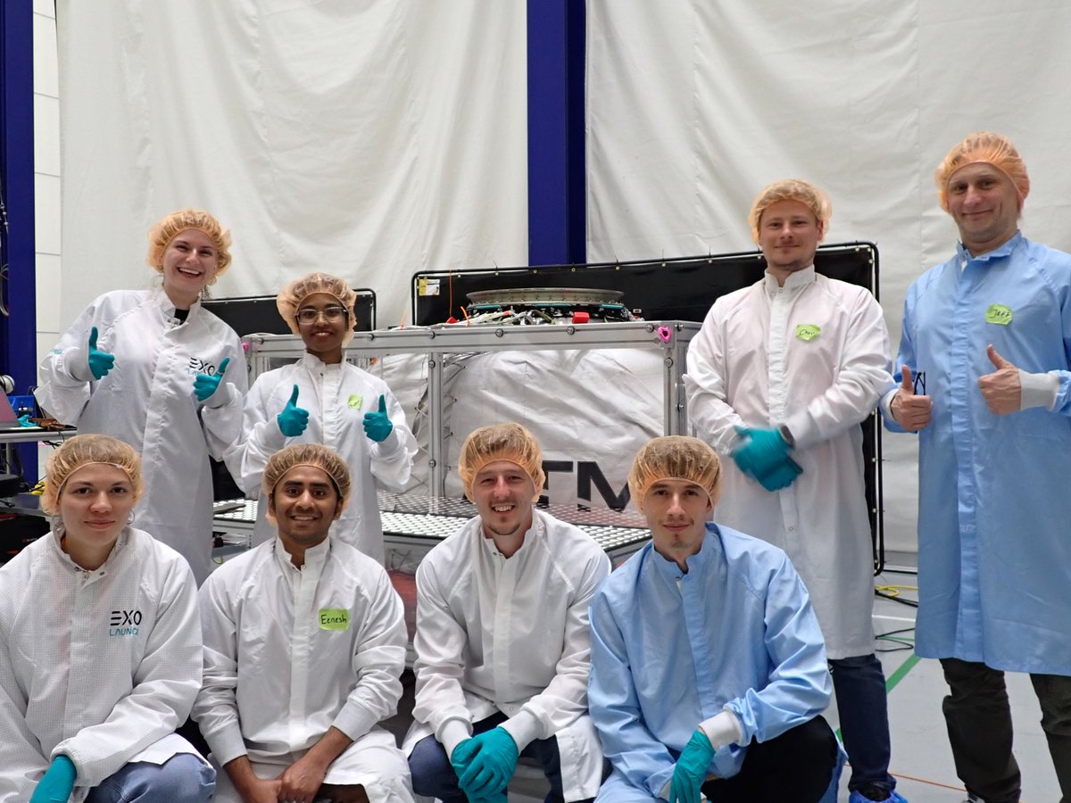 AtmosSpaceCargo's tweet photo. PHOENIX 1 Integration completed. 
Our AIT team on-site has successfully completed the flight integration of our PHOENIX 1 capsule to @SpaceX's Falcon 9 rocket, in collaboration with our integration partner @Exolaunch. The capsule is ready to launch aboard the upcoming Bandwagon-3 rideshare mission.
We're grateful to Carolyn de Oliveira Baumann and Anna-Christina Preg from Exolaunch for their expert support in ensuring a seamless integration process 🔗

A huge shoutout over the Atlantic Ocean to our Launch Team, led by our Lead Systems Engineer Chris Grimm, and joined by our CTO Jeffrey Hendrikse, as well as our Head of Structures Thomas Kern, our Systems Engineer Pushya Subramanyam, our Avionics Architect Eenesh Chavan and our Payload Manager Thibault Kiehl for locking us in! 🔒

GO PHOENIX!

#ATMOS #PHOENIX #SpaceX #Exolaunch #Integration #ReentryCapsule