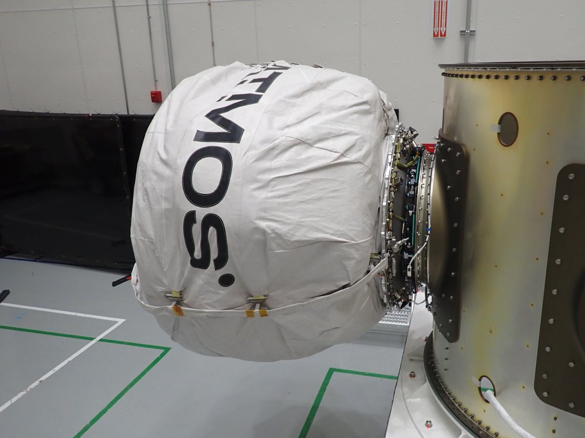 AtmosSpaceCargo's tweet photo. PHOENIX 1 Integration completed. 
Our AIT team on-site has successfully completed the flight integration of our PHOENIX 1 capsule to @SpaceX's Falcon 9 rocket, in collaboration with our integration partner @Exolaunch. The capsule is ready to launch aboard the upcoming Bandwagon-3 rideshare mission.
We're grateful to Carolyn de Oliveira Baumann and Anna-Christina Preg from Exolaunch for their expert support in ensuring a seamless integration process 🔗

A huge shoutout over the Atlantic Ocean to our Launch Team, led by our Lead Systems Engineer Chris Grimm, and joined by our CTO Jeffrey Hendrikse, as well as our Head of Structures Thomas Kern, our Systems Engineer Pushya Subramanyam, our Avionics Architect Eenesh Chavan and our Payload Manager Thibault Kiehl for locking us in! 🔒

GO PHOENIX!

#ATMOS #PHOENIX #SpaceX #Exolaunch #Integration #ReentryCapsule