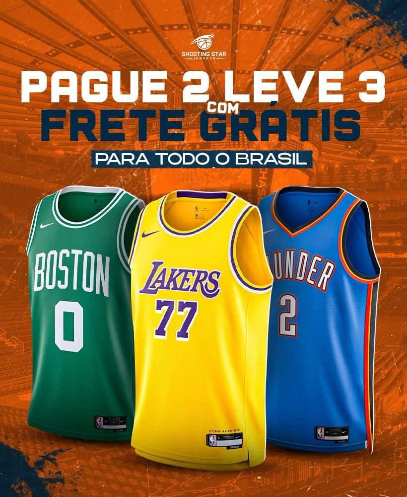 Shootingjerseys's tweet image. ULTIMOS DIAS DE COMPRE 2 E LEVE 3 NA SHOOTING??🔥🏀

Além disso você ganha:

✅ FRETE GRÁTIS P/ TODO O BRASIL
✅ 5% OFF USANDO O CUPOM: SHOOTING5

Clique no link abaixo, e compre ja as suas!

shootingstarjersey.com
