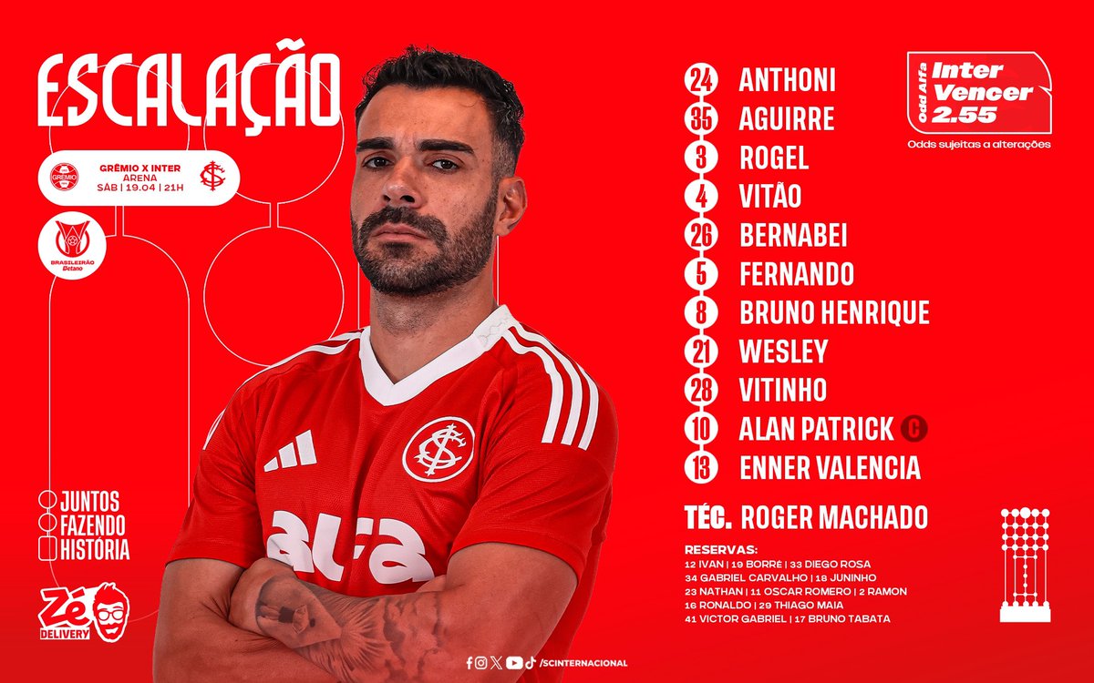 📝 INTER CONFIRMADO! #escalação 

🔗 Jogue com responsabilidade na #CasaDeResponsa: <a href="/alfabetbr/">Alfa</a>: alfa.bet.br/soccer/gremio-…

🔞 Proibido para menores | Jogue com responsabilidade

Autorização PORT.SPA/MF nº 2.100/2024