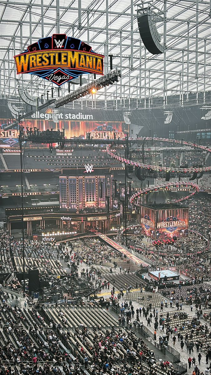 Wrestlemania 41 Vegas. The Showcase of the Immortals. #WrestleMania