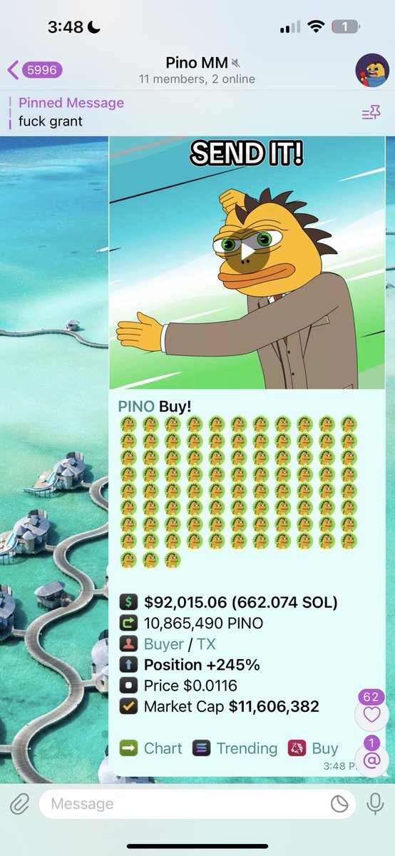 pinothedino's tweet photo. $92,015 in one clip.

What bear market anon? You’re just sidelined on the alpha plays . 🦖 https://t.co/ryaexuQsZY