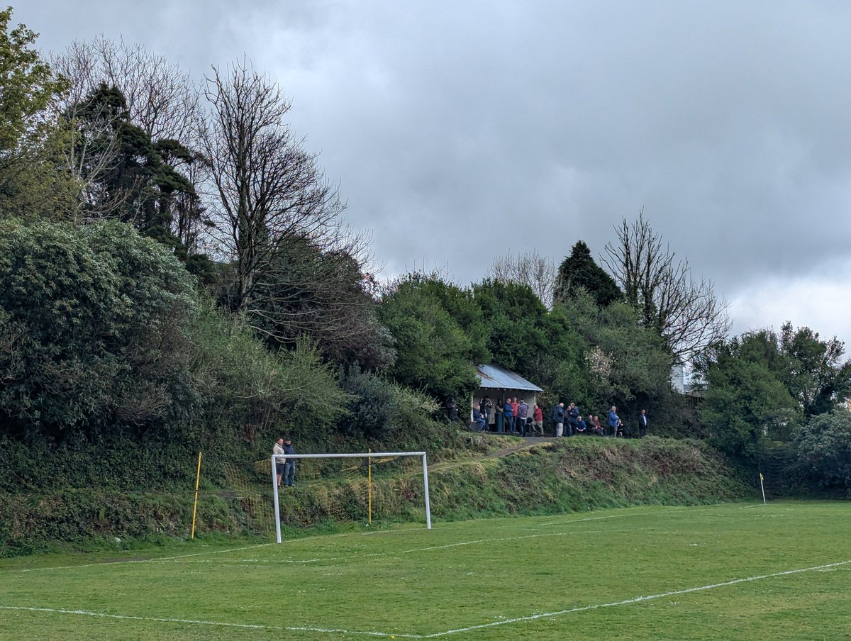 bogie_david's tweet photo. Nanpean Rovers (3)6 Roche 0, att 432. Table suggested comfortable home win and so it turned out. R defended well, particularly very good keeper, but NR were dominant. Scored 3 in last 6m but weren't flattered by score. Have heard so many about this ground and it didn't disappoint https://t.co/q8qbYgNjPX