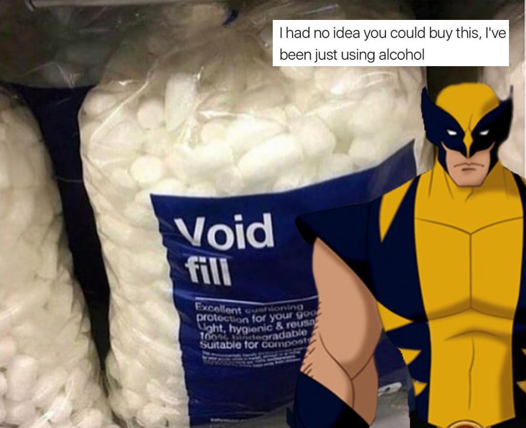 PunkerDuckie's tweet photo. Wolverine makes a shocking discovery at the store...

#xmen #wolverine #xmenmeme #xmenmemes #wolvermeme https://t.co/EFnHiz7b50