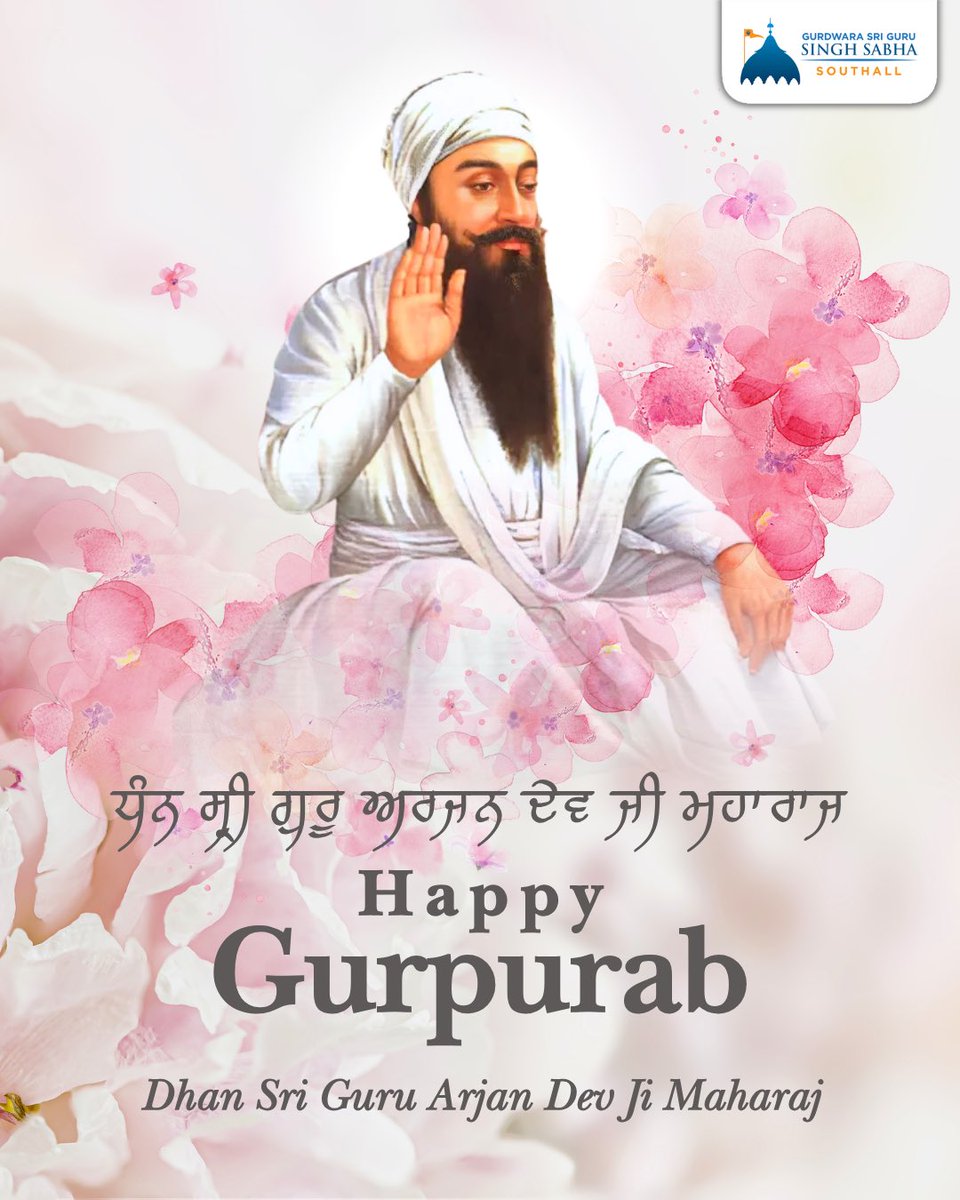 sgsssouthall's tweet photo. Congratulations on the Parkash Gurpurab of Dhan Sri Guru Arjan Dev Ji Maharaj 🙏✨
 
#SGSSS #SGSSSouthall #Parkash #5thGuru #Gurpurab #Sikhi #Gurdwara #Southall #UB1 #UB2 https://t.co/N5lhI8n4HI