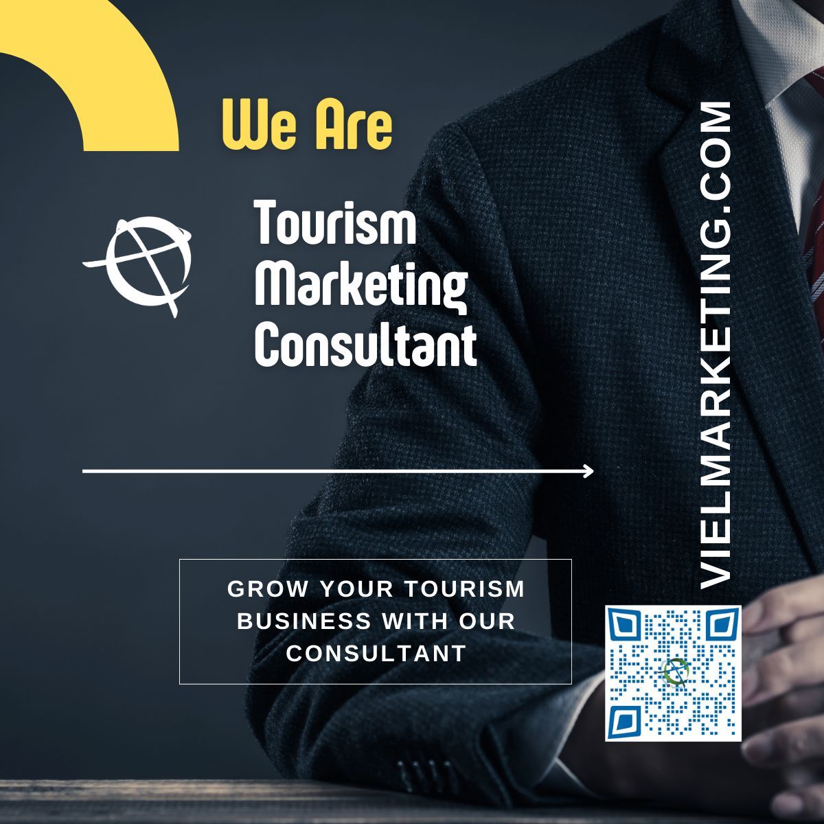 Tourism Marketing Consultant Ready to Boost Your Business!  vielmarketing.com 

#TourismConsultant #TravelMarketing #BusinessGrowth #TourismExperts #MarketingSolutions