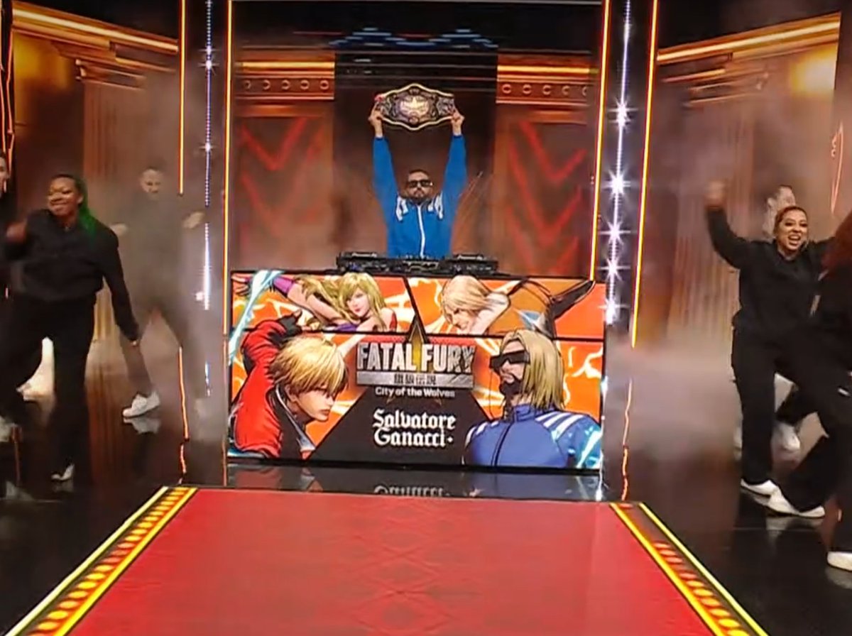 Murdoink's tweet image. ITS THE GUY FROM FATAL FURY #wrestlemania