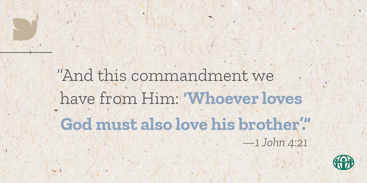 "Whoever loves God must also love his brother." – 1 John 4:21
Love isn’t just a feeling—it’s action. At ADRA, we serve people in need, no matter where they are. 💚  
#WhatLoveLooksLike #FaithInAction #ADRAcares #BibleVerse