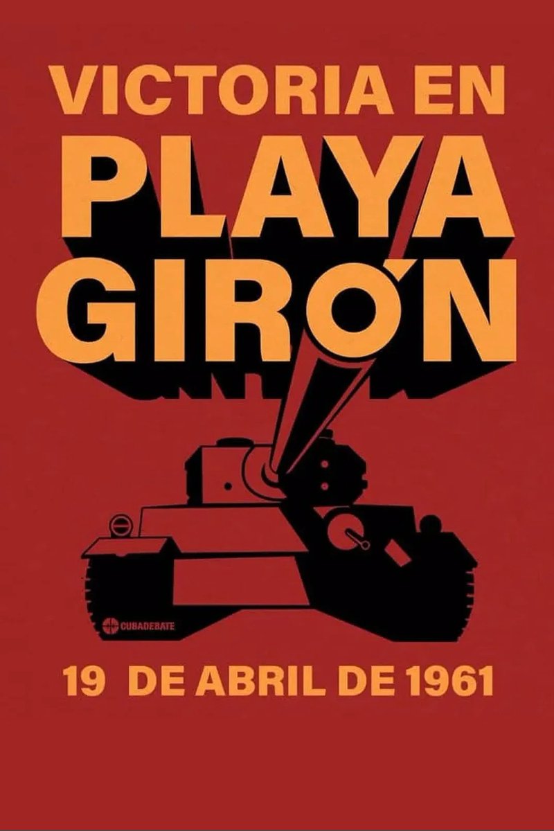 64 años de la derrota del imperialismo en Bahía de Cochinos, un intento fallido de Estados Unidos por derrocar al gobierno revolucionario. Esta victoria del pueblo consolidó la Revolución Cubana y se convirtió en símbolo de resistencia antiimperialista.