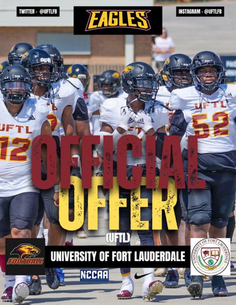 Donovan Roberts (@donovanrob67396) on Twitter photo Extremely blessed to receive my first offer from <a href="/UFTLfb/">UFTL Football 🦅🏈</a> #AGTG <a href="/Coach_Bland77/">Justin Bland</a> <a href="/toy_glenn23/">Glenn Toy</a> <a href="/WeekiWacheeFB/">Weeki Wachee Football</a> <a href="/HernandoCtyFB/">HernandoCountyFB</a> <a href="/Andy_Villamarzo/">Andy Villamarzo</a> <a href="/AlonsoJas2/">Coach Alonso</a> Extremely blessed to receive my first offer from <a href="/UFTLfb/">UFTL Football 🦅🏈</a> #AGTG <a href="/Coach_Bland77/">Justin Bland</a> <a href="/toy_glenn23/">Glenn Toy</a> <a href="/WeekiWacheeFB/">Weeki Wachee Football</a> <a href="/HernandoCtyFB/">HernandoCountyFB</a> <a href="/Andy_Villamarzo/">Andy Villamarzo</a> <a href="/AlonsoJas2/">Coach Alonso</a>