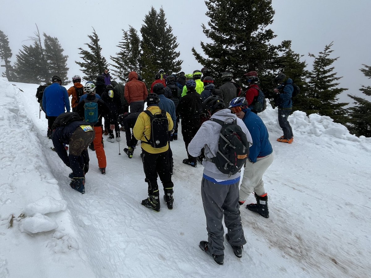 kulwap's tweet photo. 2025 LEADMAN Triathlon at Silver Mountain. The day started off with rain on the way there, but no rain in the mountain. Another storm blew in and then it snowed for the ski leg, and it was rain for the bike and run leg. @SilverMtnResort #leadman https://t.co/Mto1fR2VUi