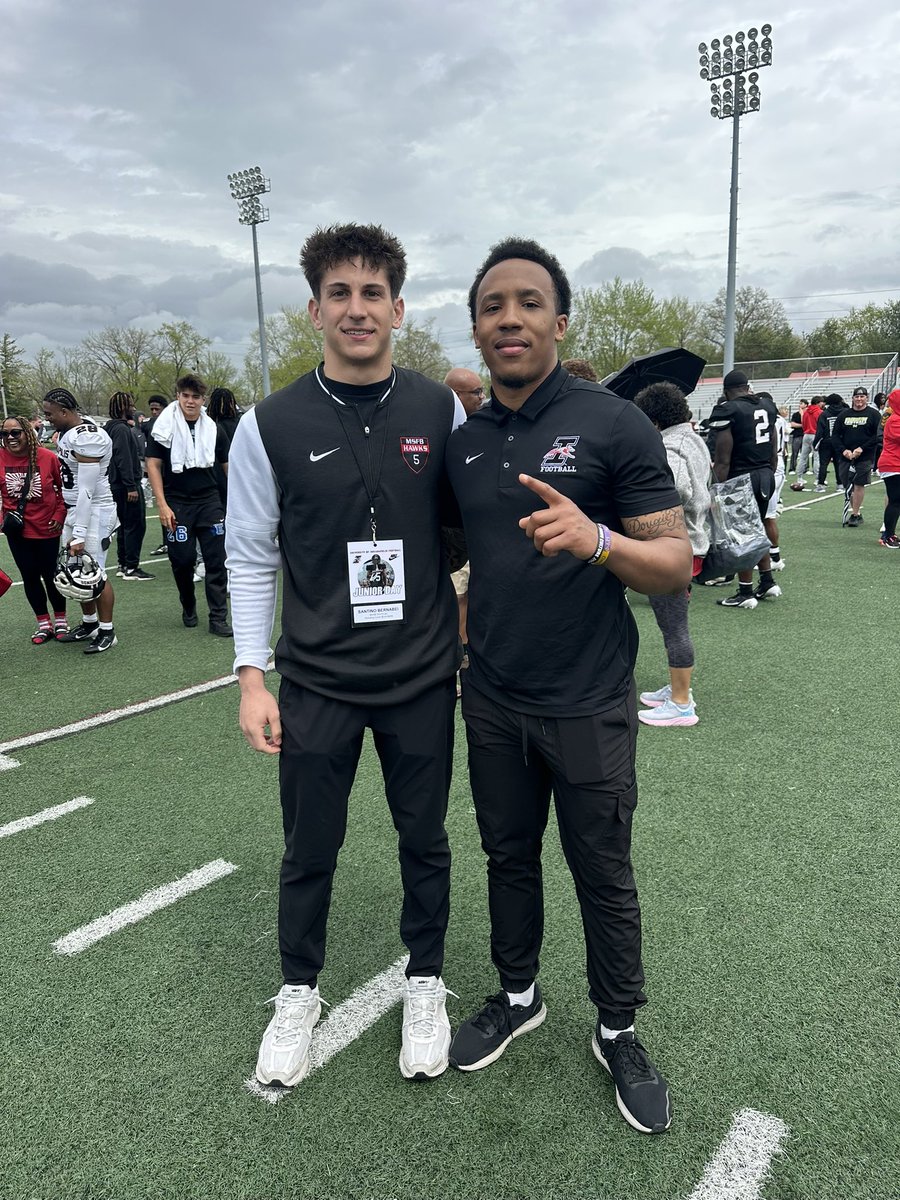 Santino Bernabei (@tino_bernabei) on Twitter photo Had an amazing time at the University of Indianapolis today. Can’t wait to showcase my skills at the UINDY mega camp in the summer! <a href="/EliLiapis/">Eli Liapis</a> <a href="/CoachBlackmon50/">Rahju Blackmon</a> <a href="/KeeversChris/">Chris Keevers</a> <a href="/UIndyFB/">UIndy Football</a> <a href="/HawksMaine/">Maine South Hawks Football</a> <a href="/MaineSouthAth/">Maine South Athletics</a> <a href="/EDGYTIM/">Timothy “EDGYTIM” OHalloran</a> Had an amazing time at the University of Indianapolis today. Can’t wait to showcase my skills at the UINDY mega camp in the summer! <a href="/EliLiapis/">Eli Liapis</a> <a href="/CoachBlackmon50/">Rahju Blackmon</a> <a href="/KeeversChris/">Chris Keevers</a> <a href="/UIndyFB/">UIndy Football</a> <a href="/HawksMaine/">Maine South Hawks Football</a> <a href="/MaineSouthAth/">Maine South Athletics</a> <a href="/EDGYTIM/">Timothy “EDGYTIM” OHalloran</a>