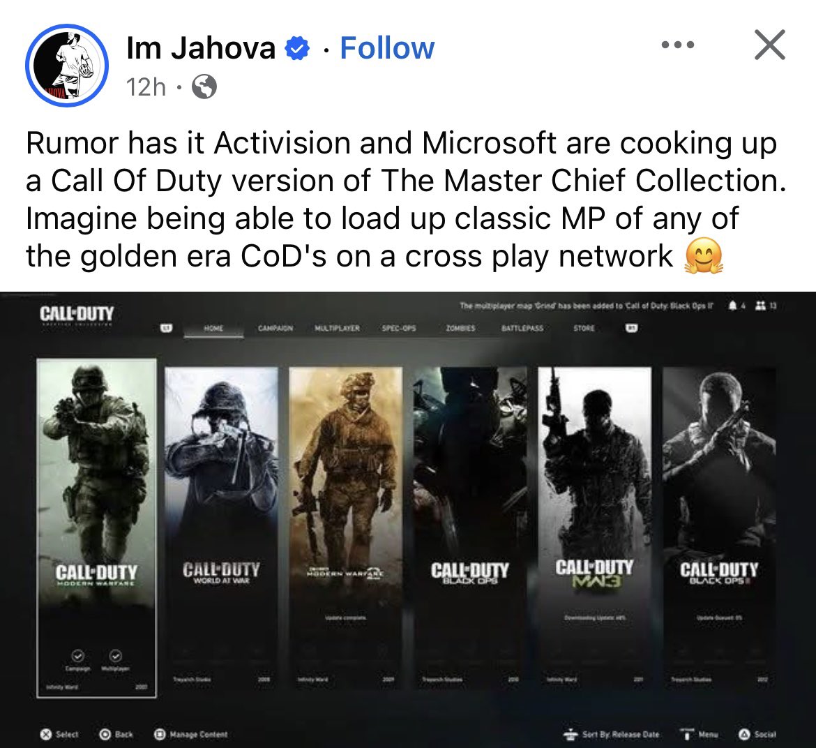 You already know if this happens im hoppin right back on CoD like im in 7th grade again 😂 hope it’s true #CallofDuty