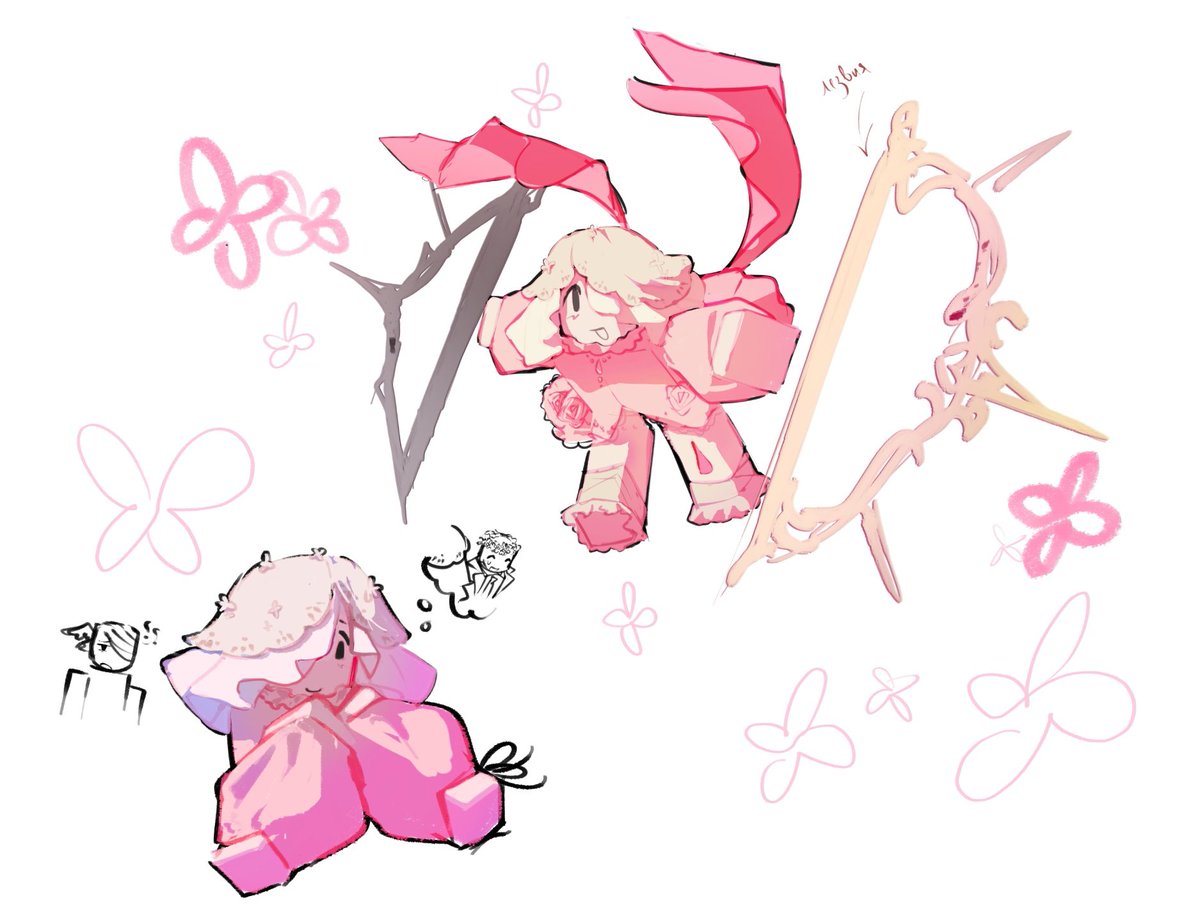 Kamwaaow's tweet image. my oc i love them
maybe i love them a little bit too much
#robloxart #oc