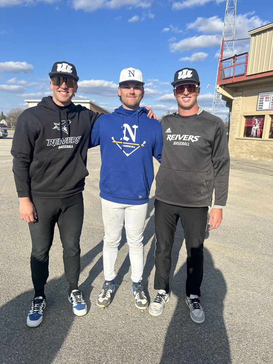 A few of #OurGuys squared off today in a Juco double header between <a href="/NIACCBaseball/">NIACC Baseball</a> and <a href="/reiverbaseball/">Iowa Western Reivers Baseball</a> #LiveTheTradition 
<a href="/bodenmeier05/">Boden Meier</a> 
<a href="/zach_lamont14/">Zach LaMont</a> 
<a href="/chuckk_16/">Charlie Kalbrener</a>