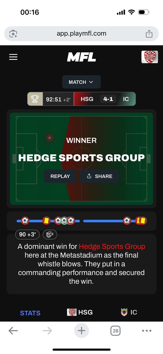 HedgeSportsGROU's tweet photo. Good first season for hedge sports group in our first mfl season securing promotion @playMFL https://t.co/DgzYmQDbfT
