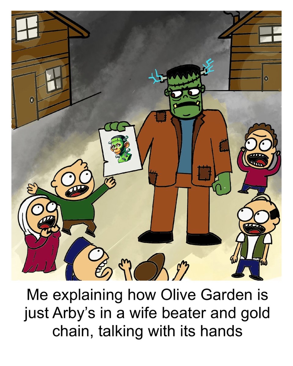 ctrlaltdemons's tweet photo. He’s not Italian. He’s just sweaty and enthusiastic.
New Ctrl + Alt + Demons episode just dropped.
Click the profile for the full strip and follow if you like unholy tech support and questionable pasta.
#comics #funnyart #webcomic #ctrlaltdemons #memeoftheday #OliveGarden #arbys  #italianfood