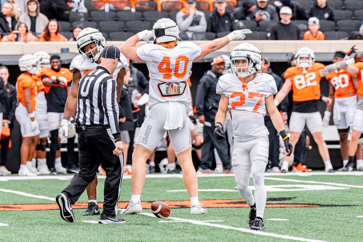 Played a little football today in Stillwater 🤠