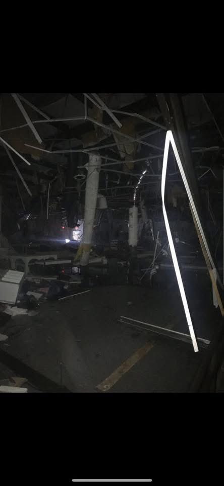 davidlewisedits's tweet photo. Current damage from the tornado in Ada, Oklahoma. Prayers for everybody’s safety ❤️ https://t.co/HDzZrzEBNB