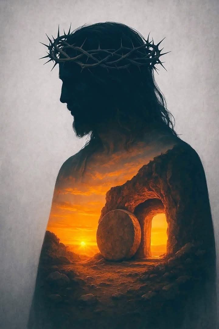 TheFlatEartherr's tweet photo. HE is risen. 
Happy Easter! https://t.co/jSKLUUI6uv