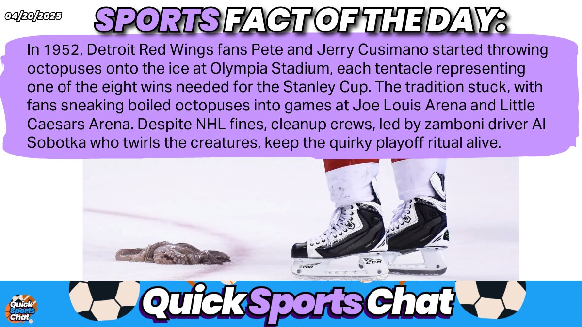 QuickSportsChat's tweet photo. Quick Sports Chat Fact of the Day: (04/20/2025) https://t.co/tlyHnUd7Jg