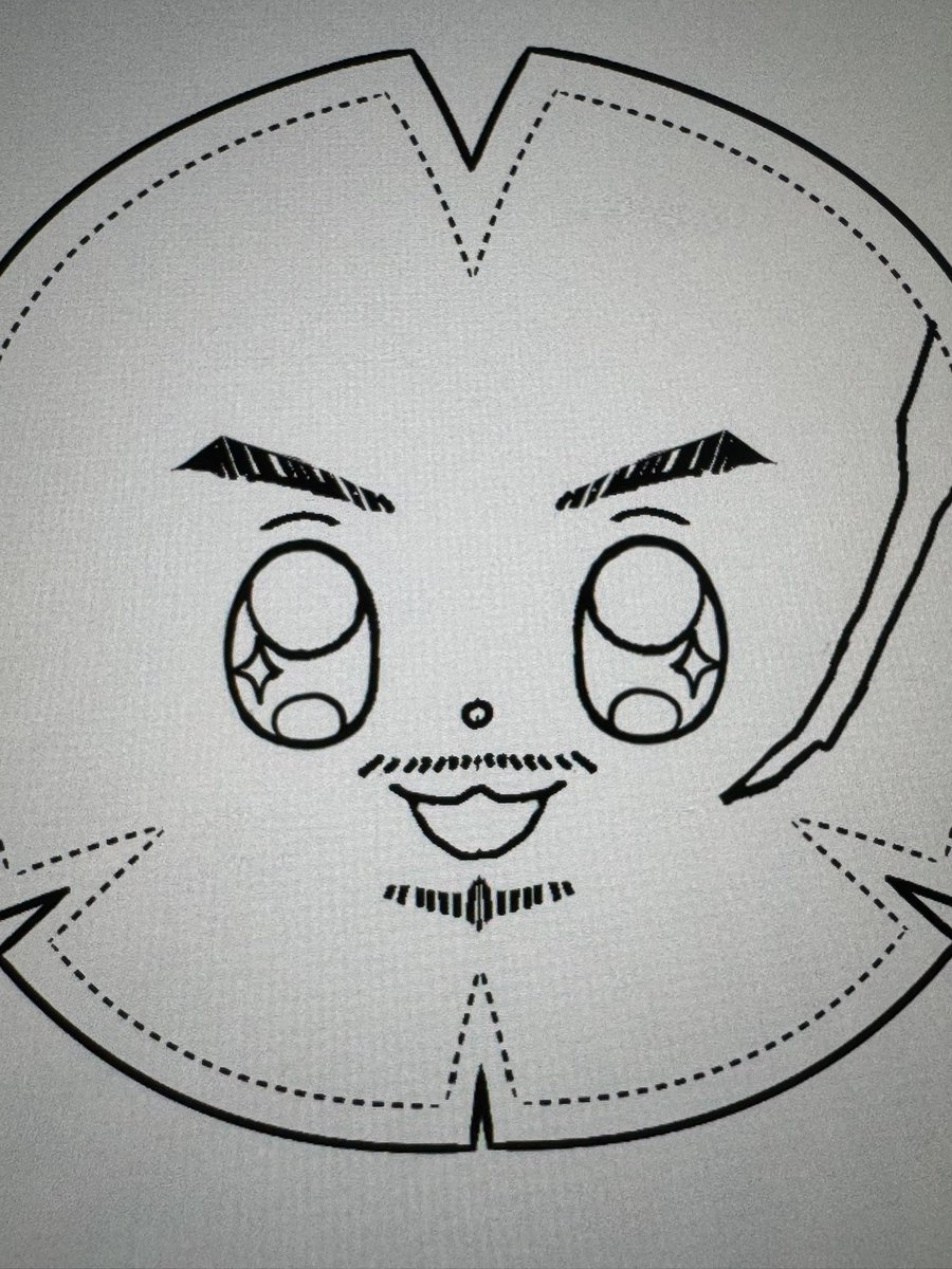 既に面白いんだけどwwww
(型紙お借りしてます) 