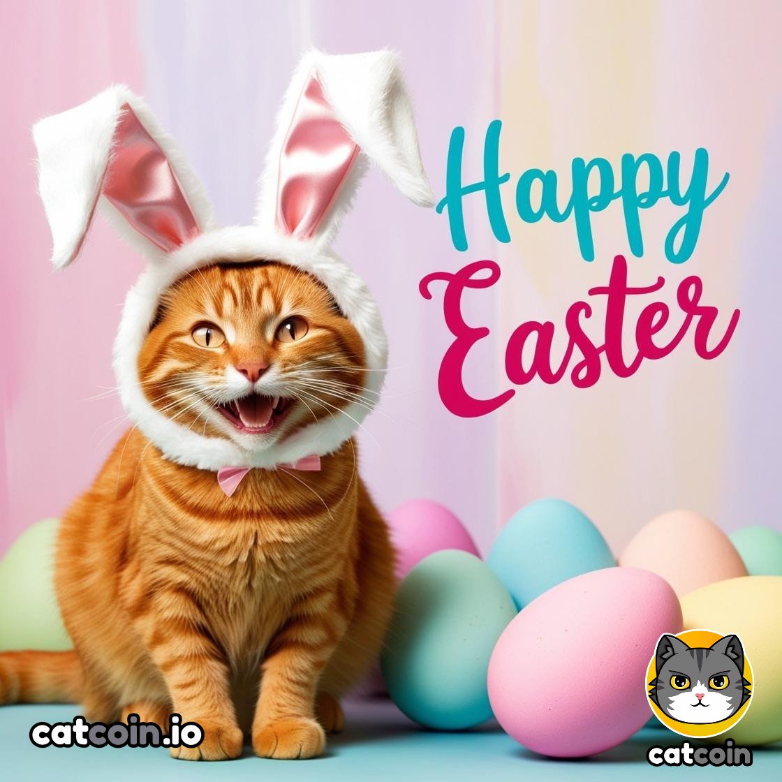 HAPPY EASTER! - $60 #USDT ($15 x 4) 

• Follow <a href="/officialcatcoin/">Official Catcoin</a>
• Retweet
• And comment 
#HappyEaster #Catcoin #Giveaway

48 hours