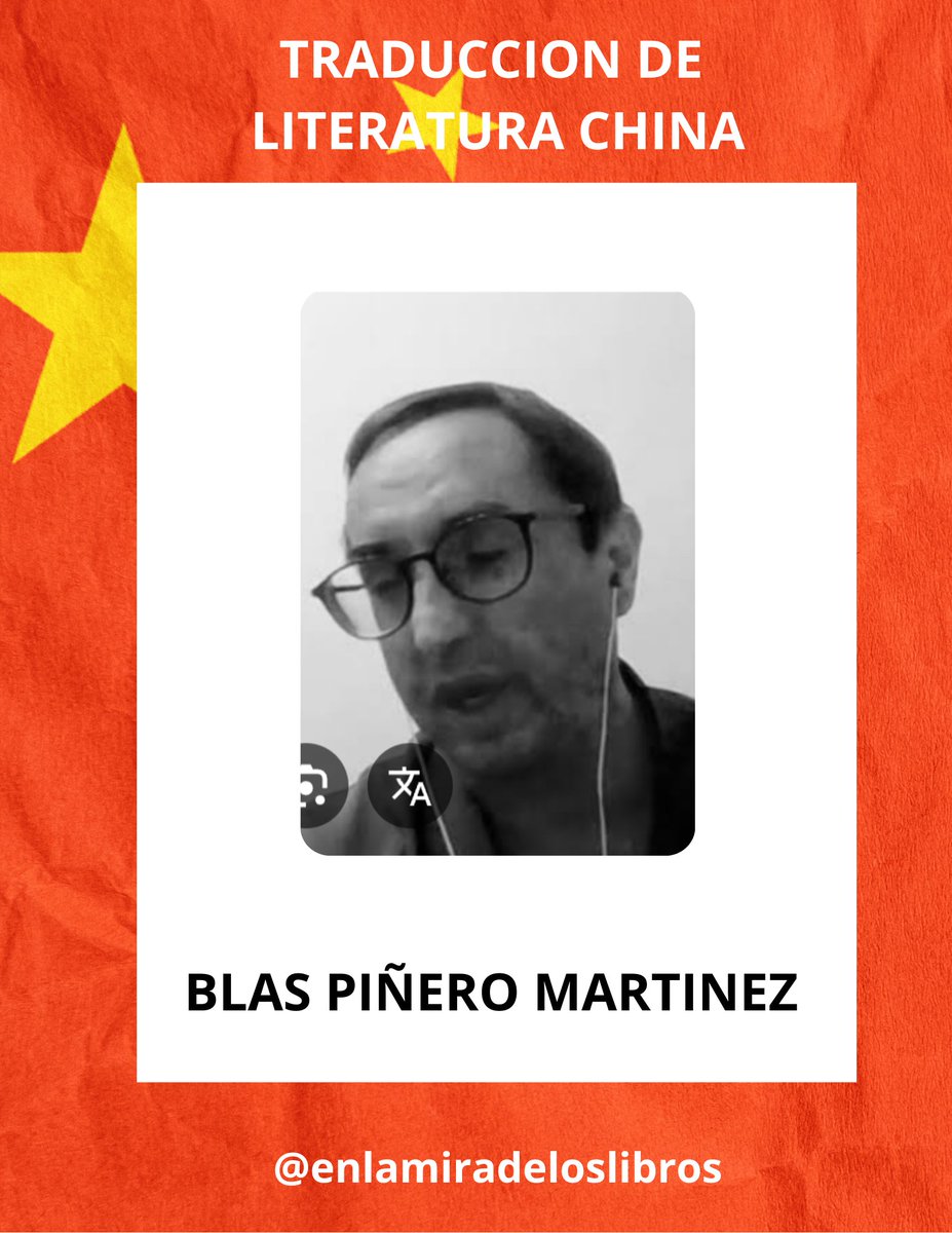 enlamirade34761's tweet photo. Conozcamos al traductor de Mo Tan y Can Xue. Blas Piñero Martinez 
#traduccion
#china
#españa
#books
#libros https://t.co/GhG5d2xZU9