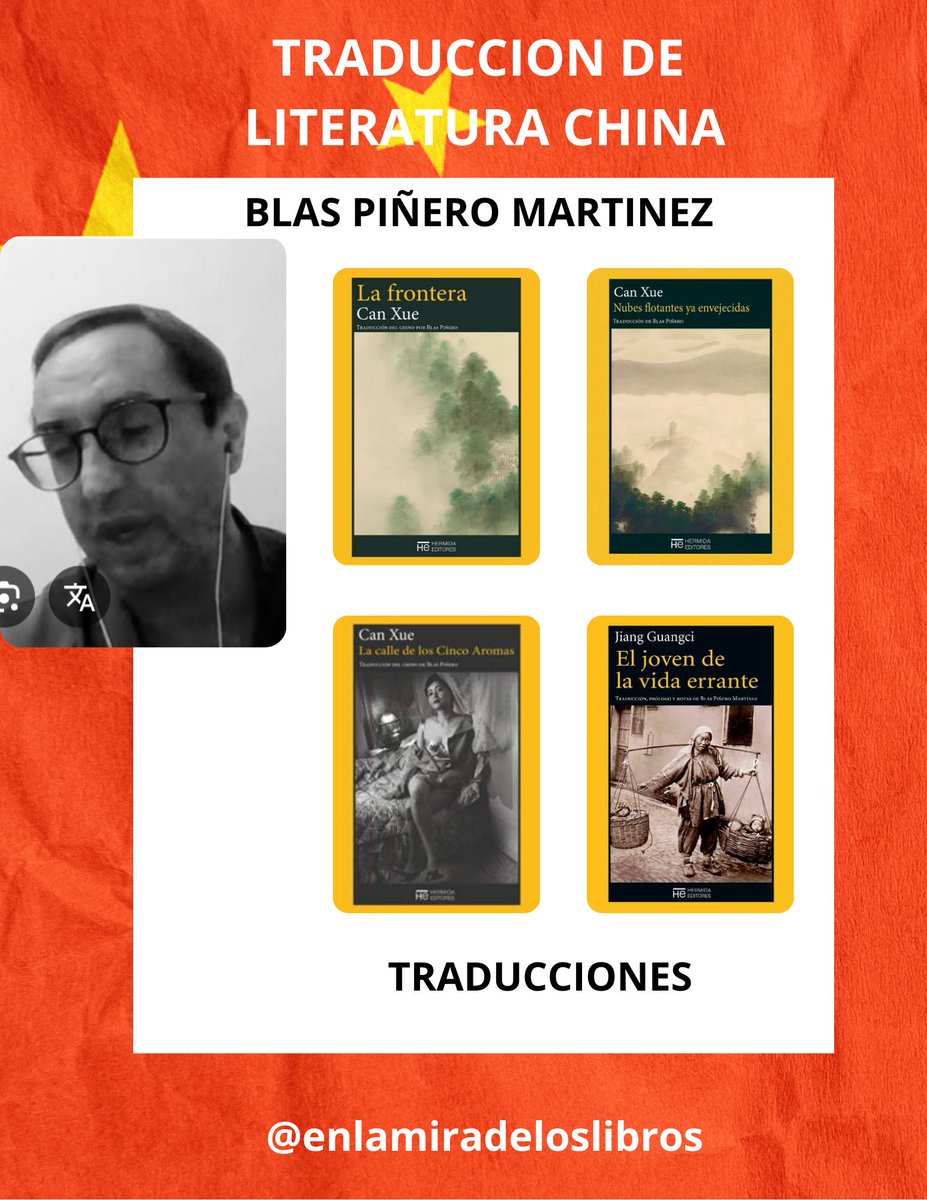 Conozcamos al traductor de Mo Tan y Can Xue. Blas Piñero Martinez 
#traduccion
#china
#españa
#books
#libros