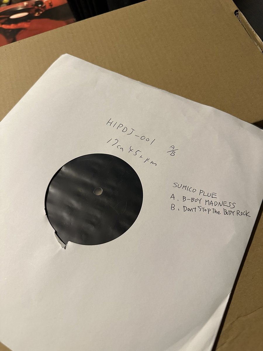 SUMICO_PLUE's tweet image. #HIPDJ001 #HIPTANKRECORDS
#testpress #sumicoplue
