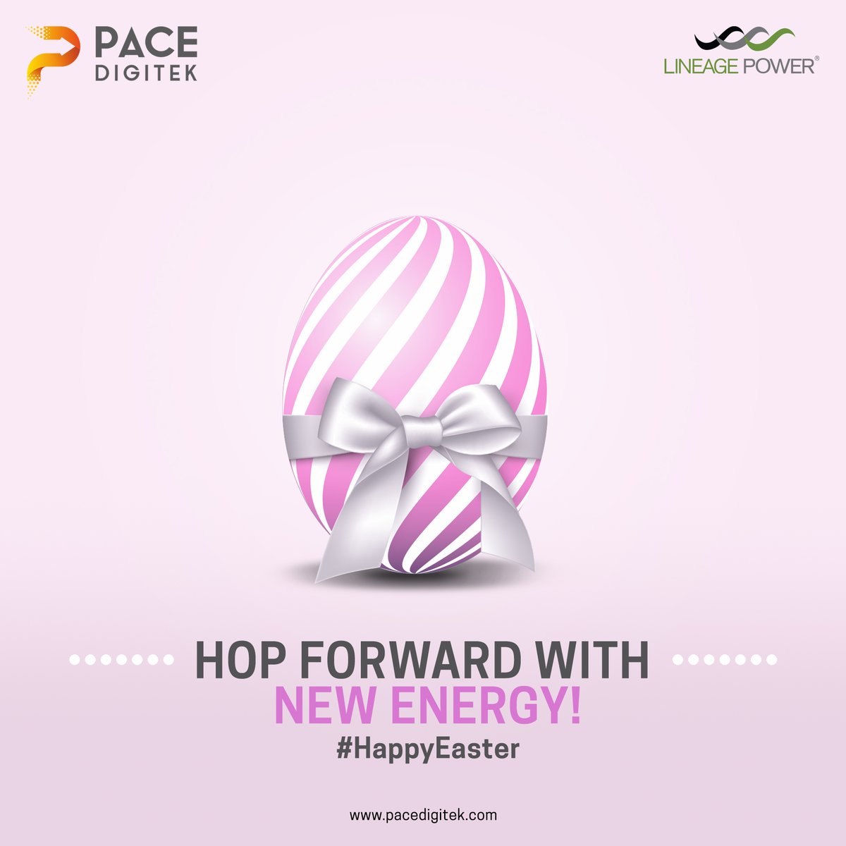 pacedigitek's tweet photo. This Easter, may hope bloom, ideas flourish, & innovation thrive with new energy. Wishing you & your loved ones a joyful season filled with renewal, reflection, & remarkable growth.
#PaceDigitek #LineagePower #PaceGroup #Market #Verticals #Businesses #Telecom #Easter #Easter2025 https://t.co/F6BN1c4jyH