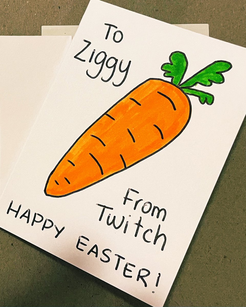 Sneaking out this morning so Twitch, I mean the Easter Bunny, could leave a squeaky🥕 gift for his favourite puppy neighbour across the street and I find a fresh baked loaf of bread on my doorstep from next door #akeiravilleeaster #ziggyandtwitch #neighbourlylove