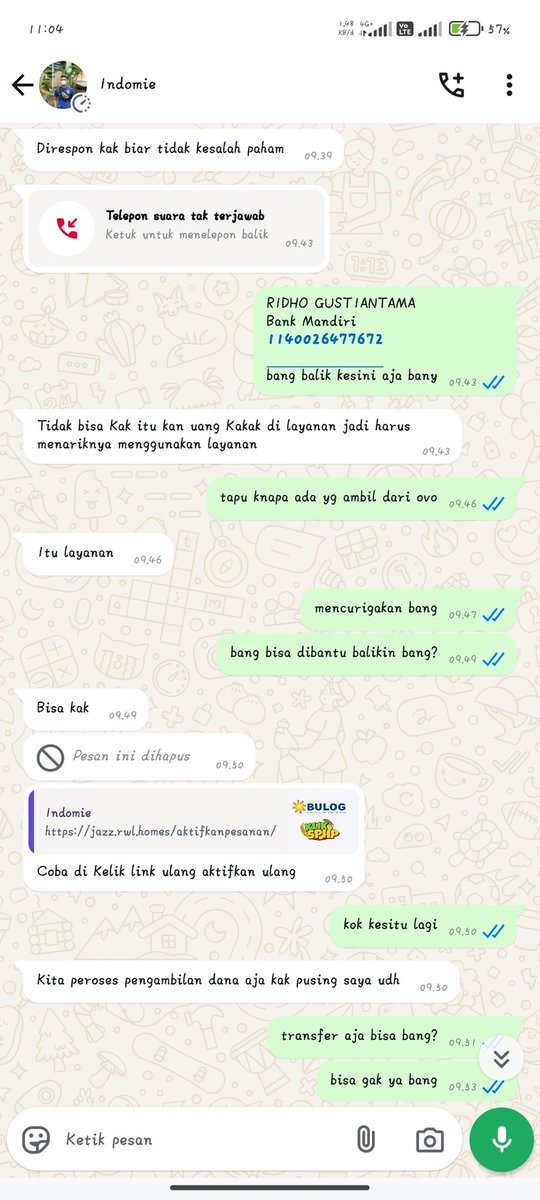 corteusquips's tweet photo. gmna sih cara hubungi OVO sama Bukalapak ini, buat nonaktifkan akunnya atau dibekuin biar gak da penipuan gini. akun ku langsung kepotong gitu, mana Bukalapak nya gak bisa dihubungi juga https://t.co/Ay7Tj8y03A