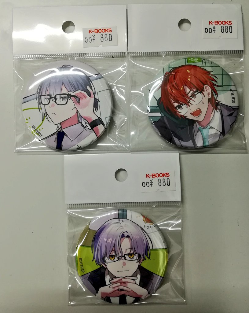 入荷情報】 18TRIP 全体会議缶バッジまとめて入荷しました✨ ↓お 