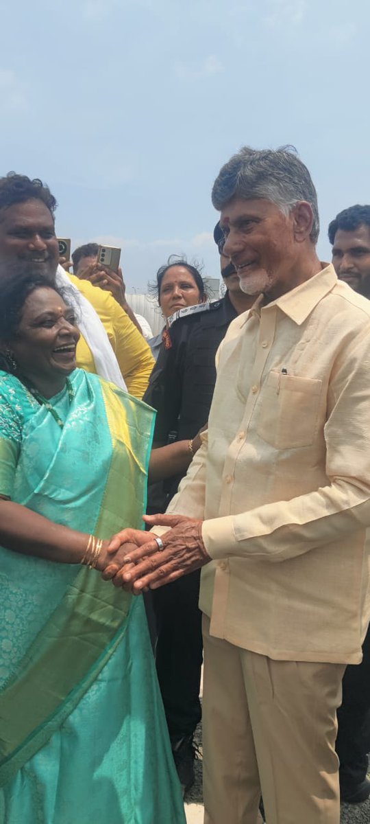 DrTamilisai4BJP's tweet photo. Wishing a very Happy Birthday to Shri N. Chandrababu Naidu Garu!
@ncbn, A visionary leader facilitating Double Engine Govt on the  visionary path of our People's Prime Minister Hon’ble @narendramodi ji and a true architect of modern Andhra Pradesh. May you be blessed with good health, happiness, and continued strength to serve the people.

(File Photo)